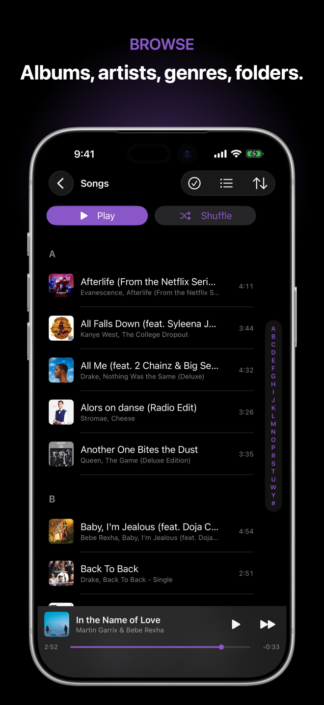 Library on iPhone