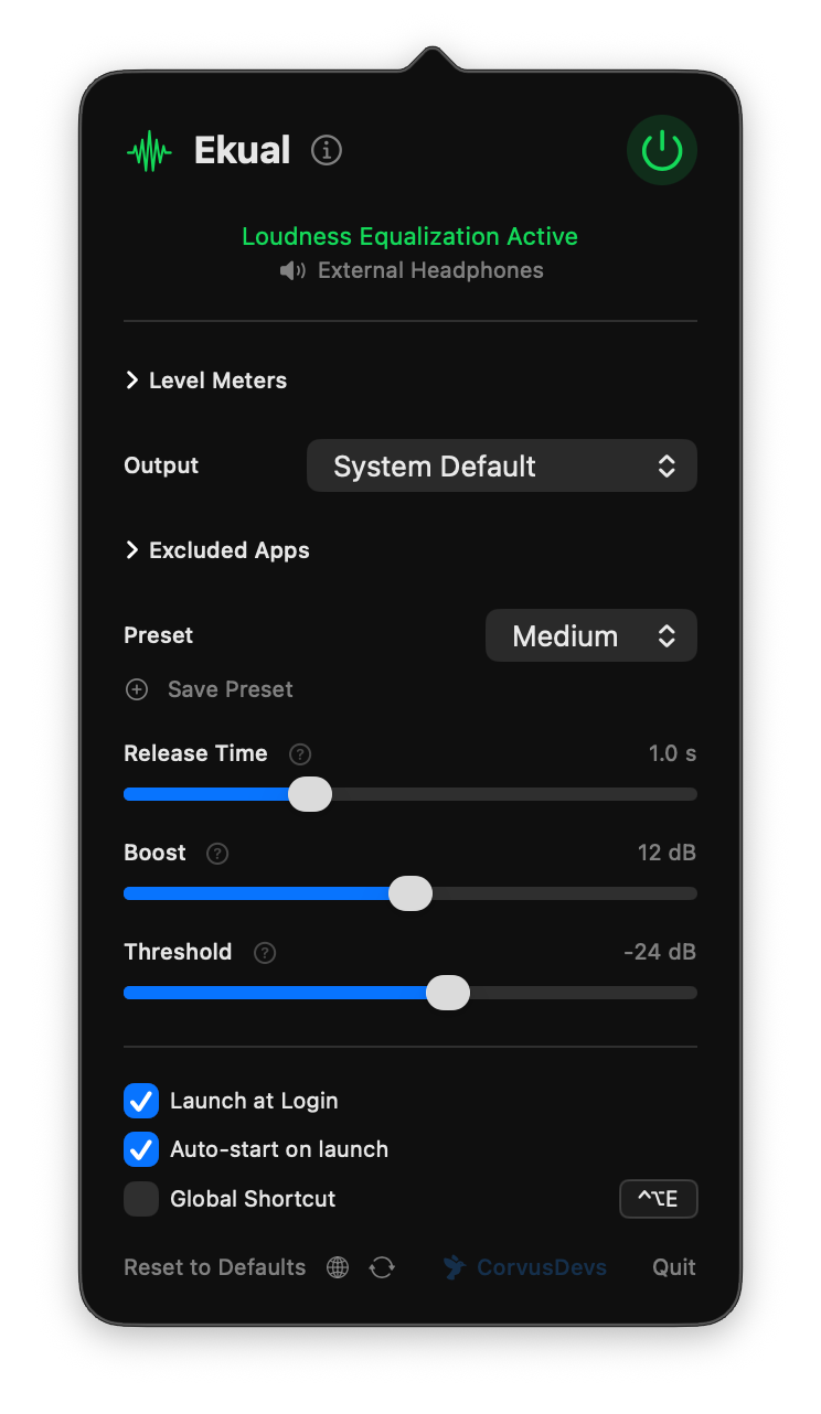 Ekual app interface